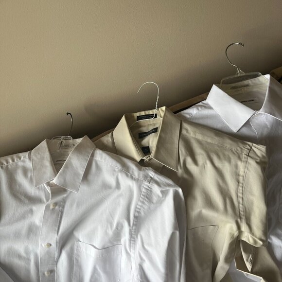 Pierre Cardin Men's Long Sleeve Button-Up Shirts Set 16 34/35 - Picture 8 of 8